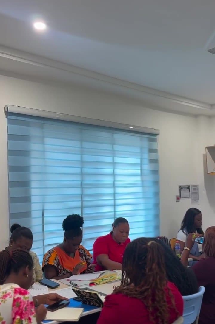 WWIS teachers in a professional development session